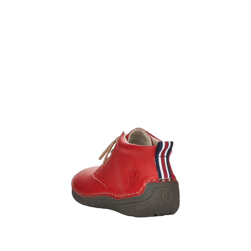 Rieker Antistress Damen Schnürschuh Sneaker High rot S23 52522-33 