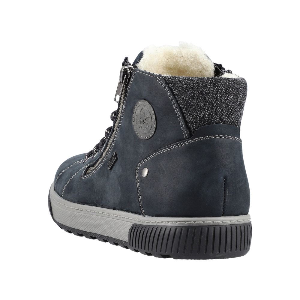 Rieker Antistress Herren Schnürboot TEX- Membran blau S21 38920-14 45 | pazifik/rauch/g | G