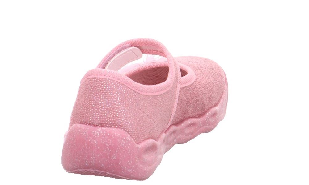 superfit BUBBLE Rosa Hausschuh mit Klettverschluss 1-006271-5500 