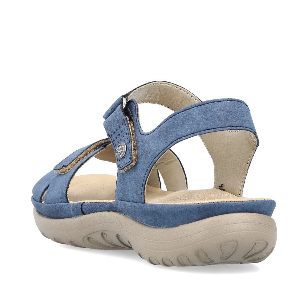 Rieker Antistress Damen Riemchensandale Klettverschluss blau S13 64853-14 