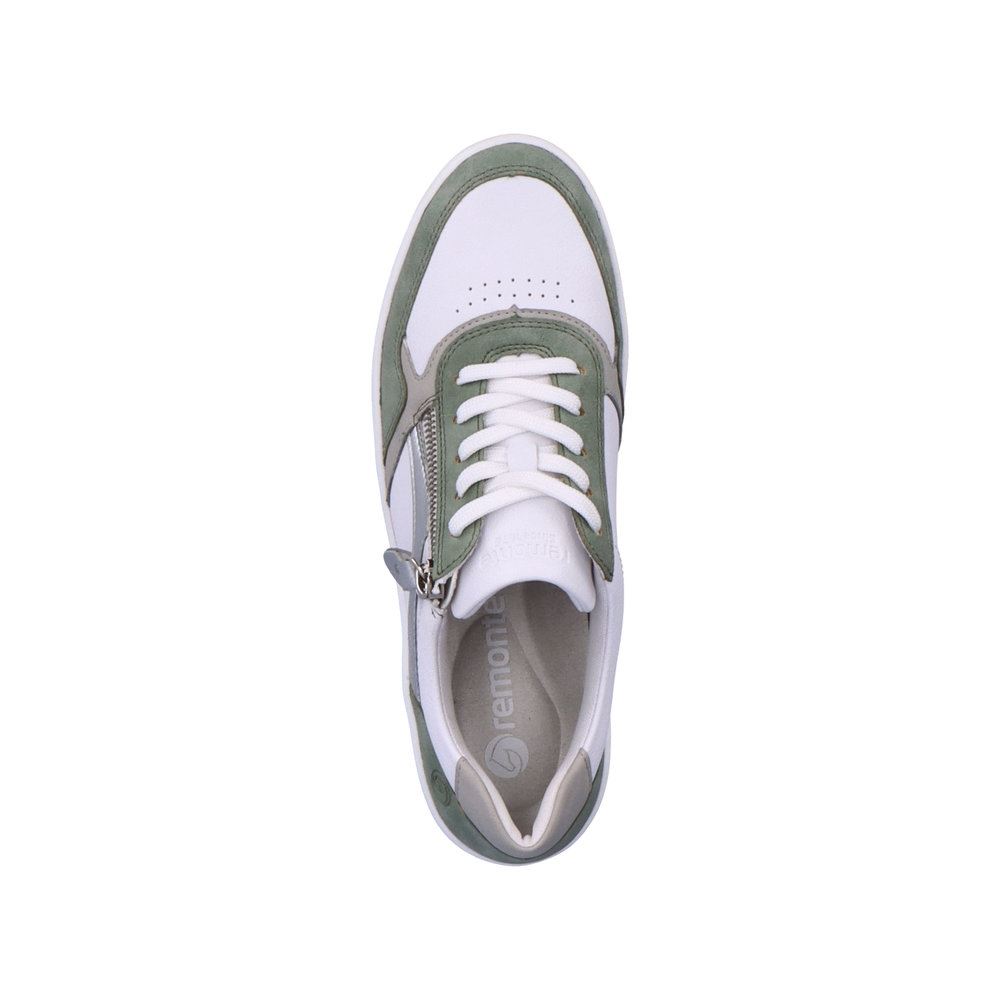 Remonte Damen Sneaker edelweiß-mintgrün S13 D0J01-80 