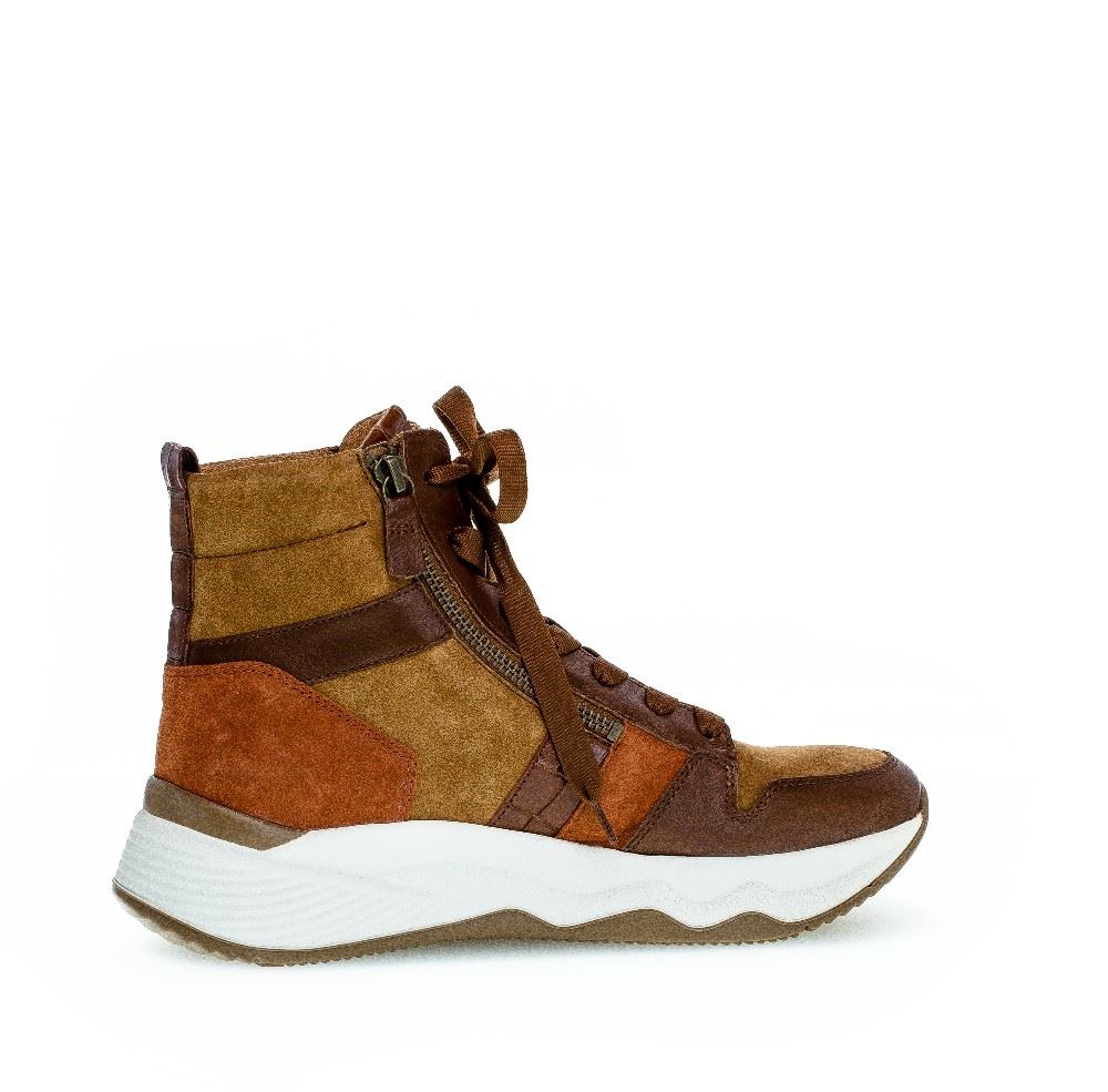 Gabor Sneaker high braun 53.591.24 7,5 | sattel | 