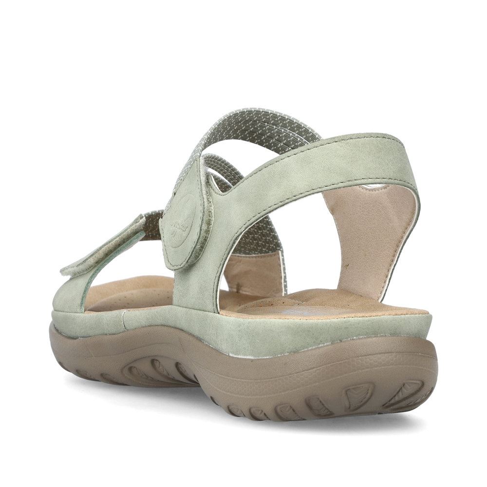 Rieker Damen Riemchensandalen mintgrün S13  64870-52 