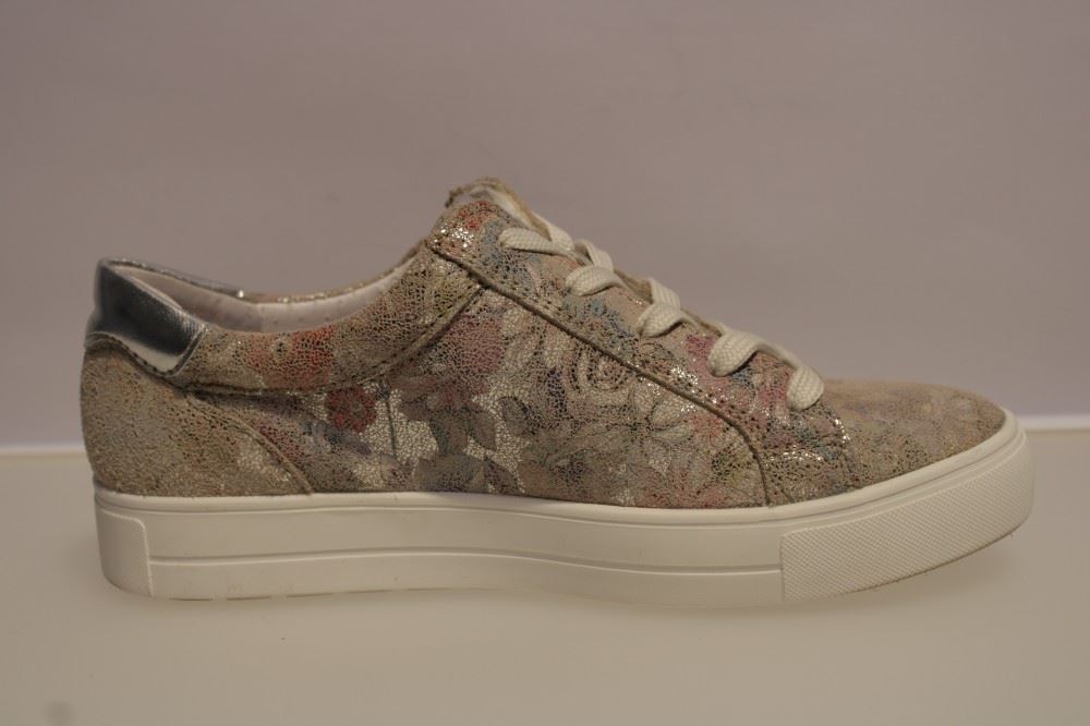 Aco Sneaker Reißverschluß Kim 48 Blumen 520/8178 39 | 1405 ice flox | 