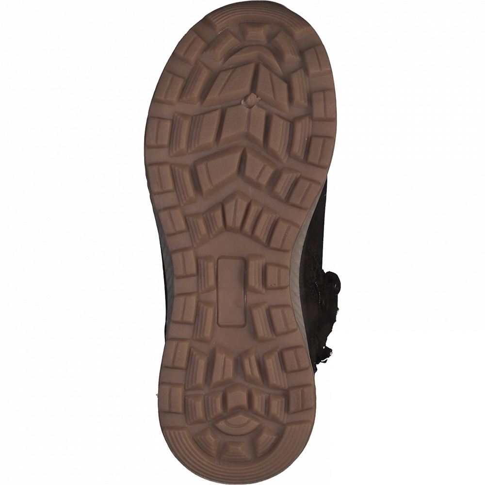 s.Oliver Kinder  Jungen Schnürschuh Halbhoch TEX- Membran schwarz S21 5-5-45100-27 33 | 098 BLACK COMB. | 