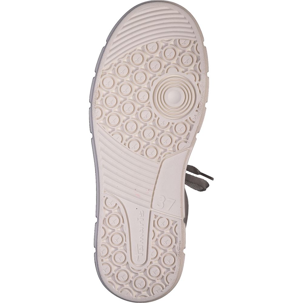 Tamaris Sneaker High Plateau- Sohle Materialmix weiß S23 1-25213-41 