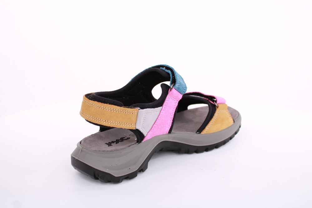 Imac Damen Sandale Trekking Leder mehrfarbig S13 358760 