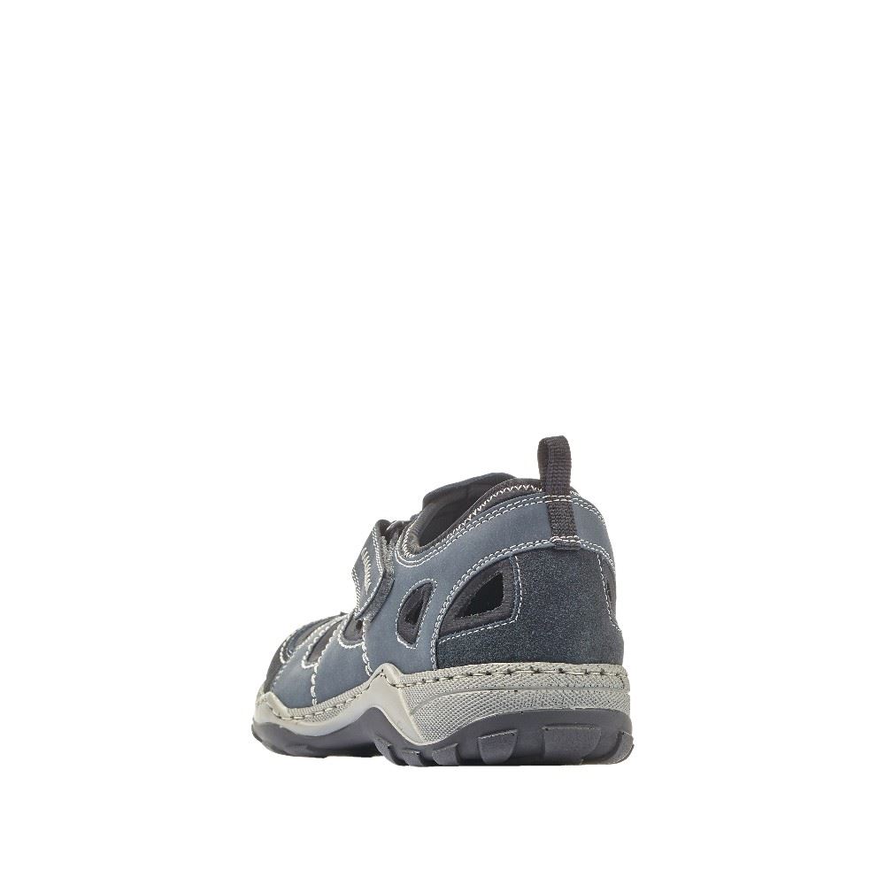 Rieker Antistress Herren Slipper Sneaker blau S12 08075-14 45 | pazifik/denim/s | G