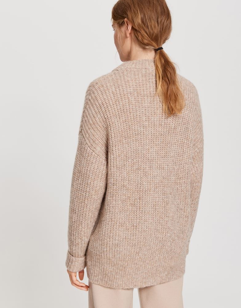 OPUS Strickjacke Daphni Oversized beige S21 247575934 