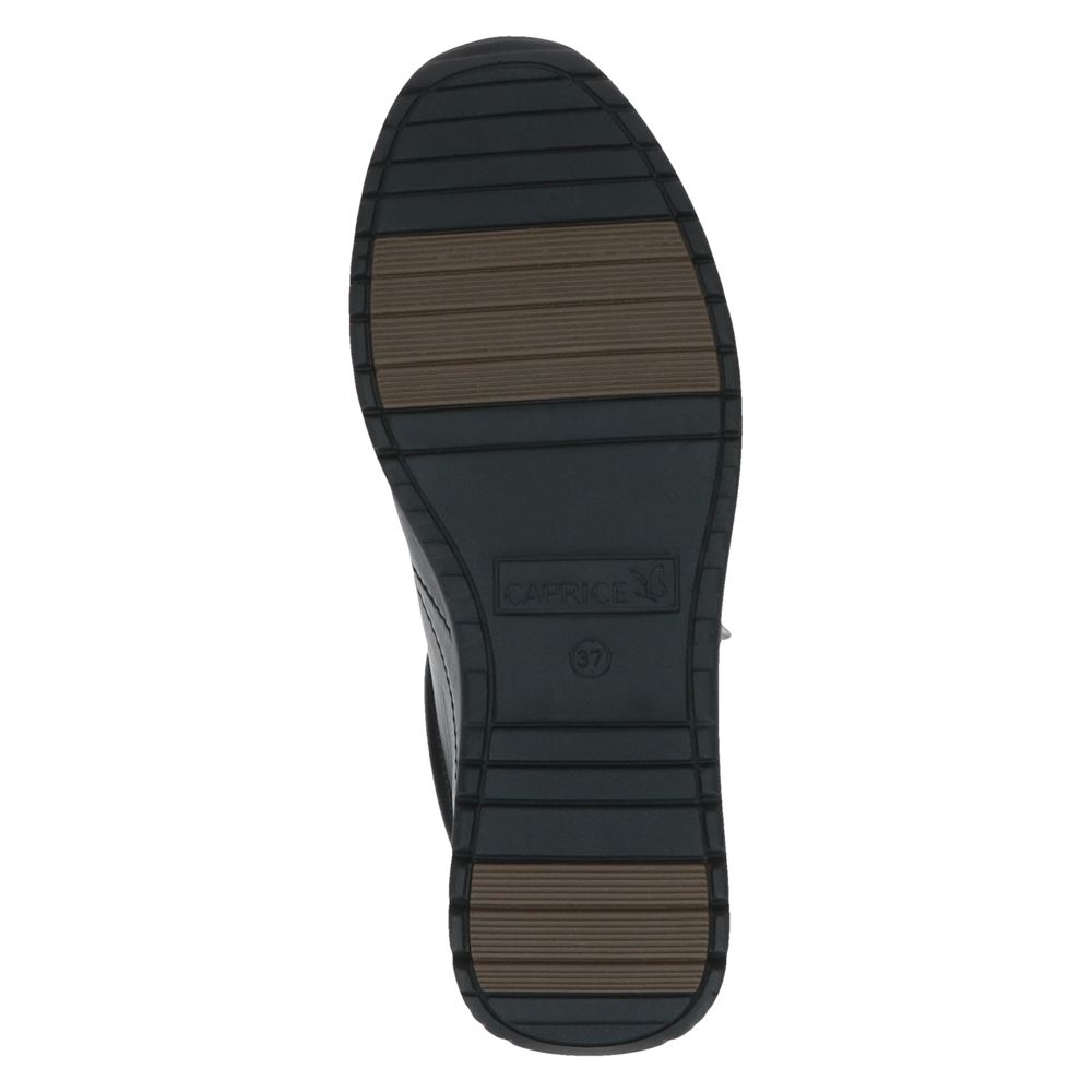 Caprice walking on Air Damen Sneaker Leder Wechselfußbett AIRMOTION schwarz S13 9-9-23765-20 