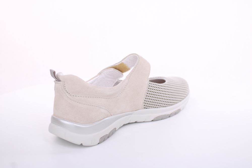 ACO Slipper Riemchneballerina SONIA  braun 857/9179 