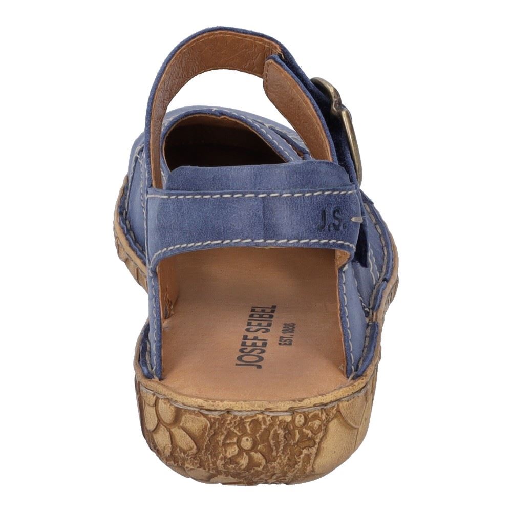 JOSEF SEIBEL Rosalie 49 Damen Sandale Leder blau S12  79549 