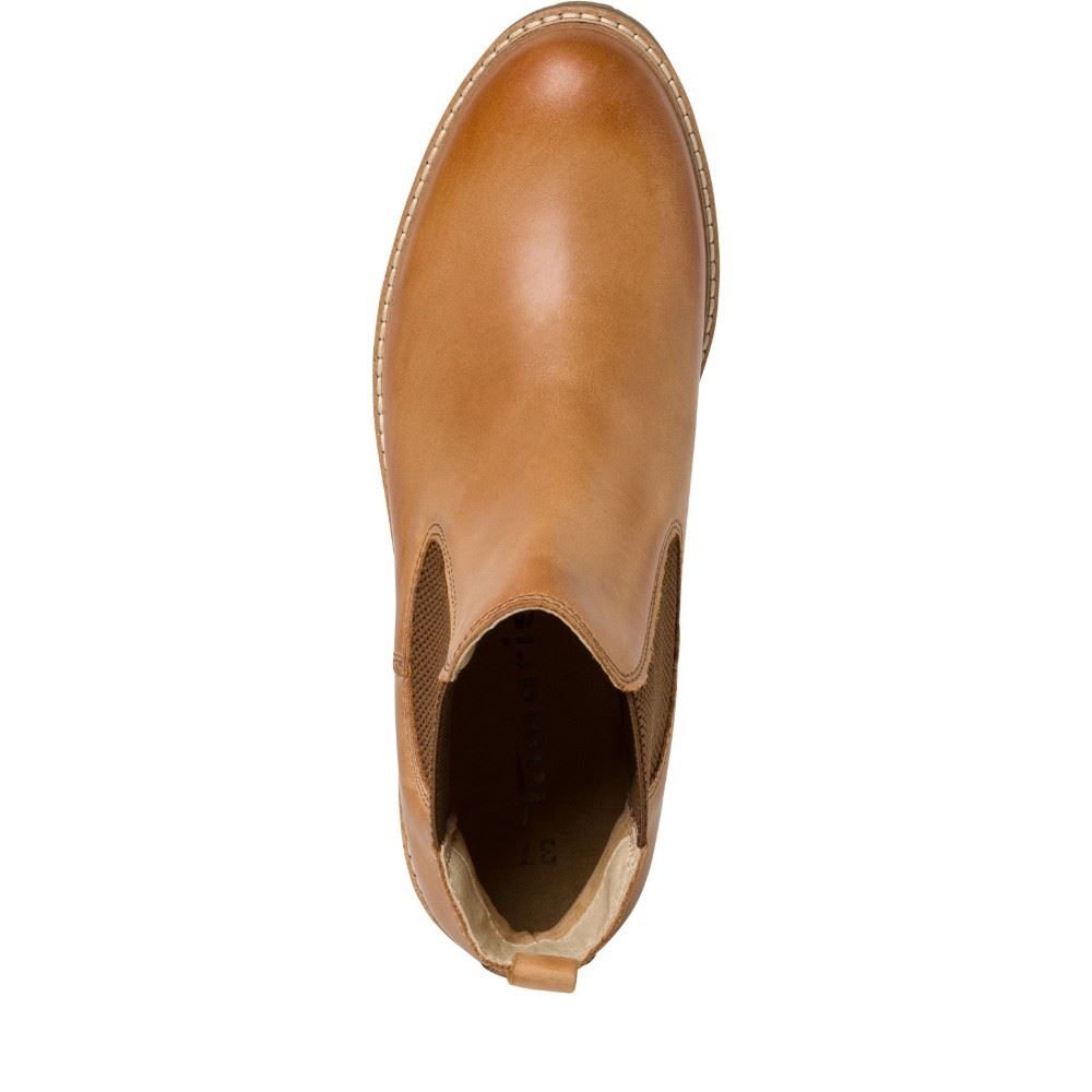 Tamaris Chelsea Boot camel 1-1-25056-27 42 | 312 CAMEL LEATH | 