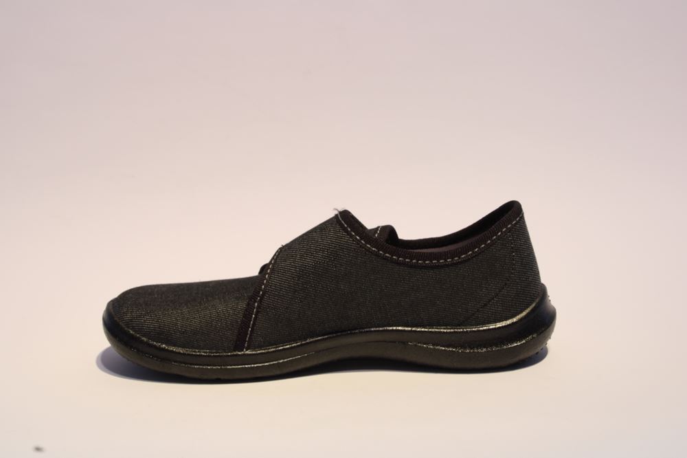 Beck Hausschuh Jungen Klettverschluss schwarz 550/02 33 | schwarz | 