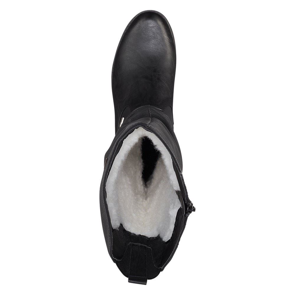 Rieker Stiefel  RiekerTex  Warmfutter Reißverschluss schwarz 93157 