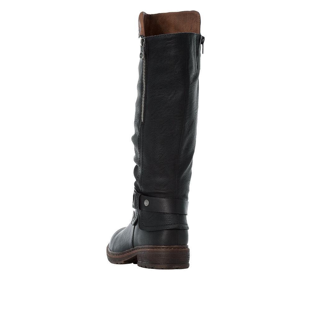 Rieker Antistress Stiefel Tex- Membran Varioschaft schwarz S21  94789-00 37 | schwarz/schwarz | F