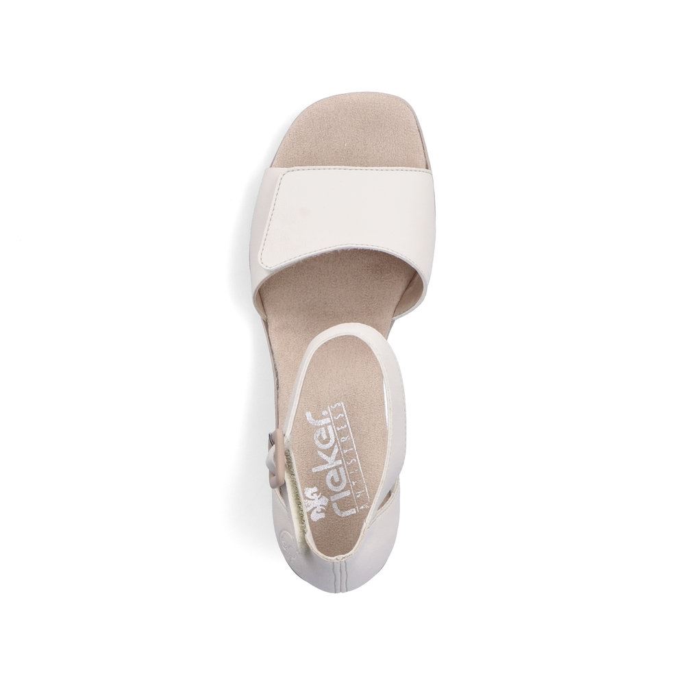Rieker Damen Riemchensandaletten hellbeige S13 64750-60 
