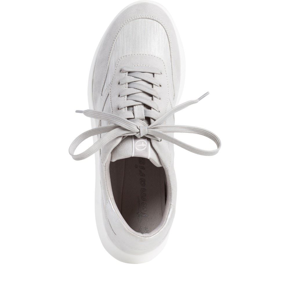 Tamaris Schnürer Sneaker grau 1-1-23625-26 
