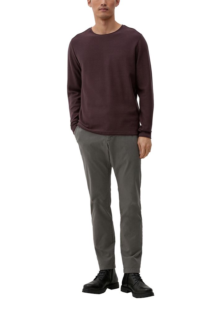s.Oliver Pullover mit Rollsaumblende S22 2124525 