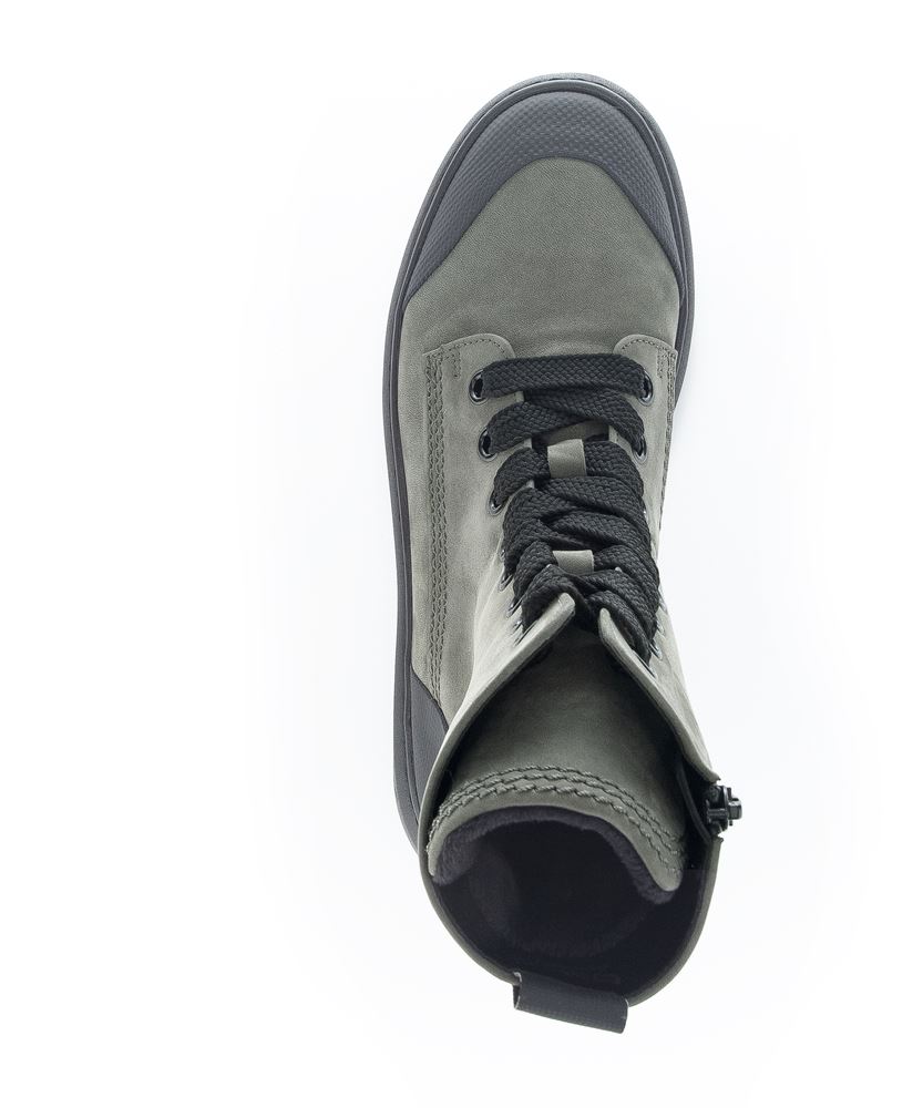Gabor Damen Winterstiefelette  COMFORT-Mehrweite OPTIFIT-Wechselfußbett warm gefüttert grün S22 96.514.33 