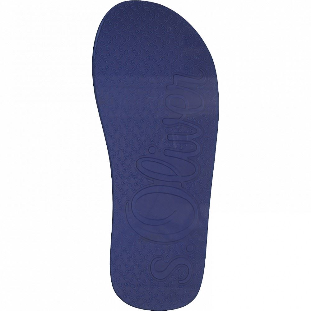 s.Oliver Zehentrenner Flip Flop blau 5-5-17206-28 