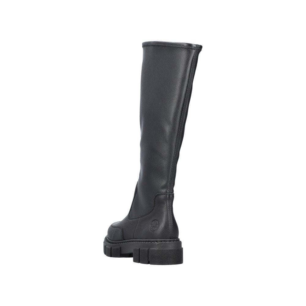 Rieker Antistress Damen Langschaftstiefel schwarz S22 M3891-00 40 | schwarz/schwarz | F