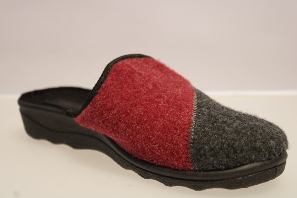 Cosmos Cordes Hausschuh Hauspantolette Rosi-2-ABC 38 | navy | 