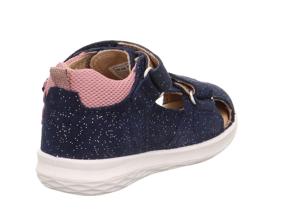 Legero Sandale mit Klettverschluss BUMBLEBEE - blau/rosa S13  1-000388-8000 