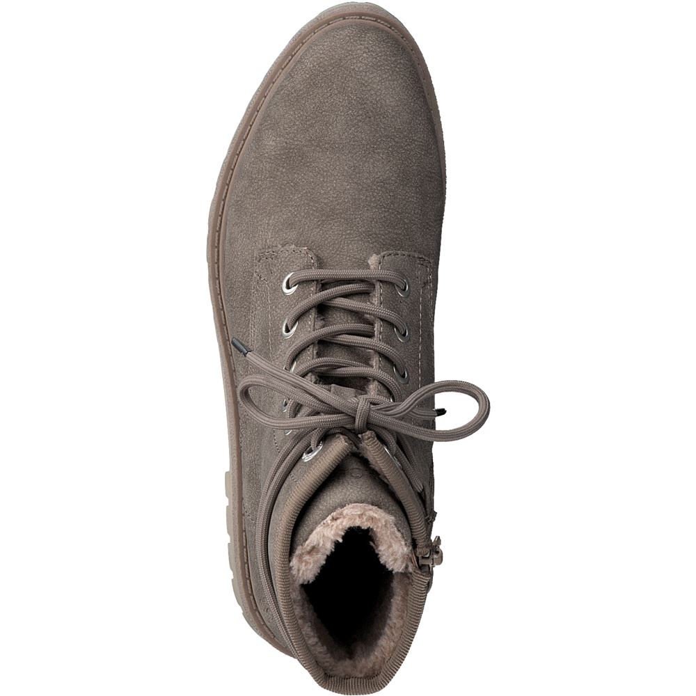 s.Oliver Damen Schnürboots Warmfutterr SOFT- FOAM Innensohle grau beige S22 5-5-26238-29 39 | 341 TAUPE | 