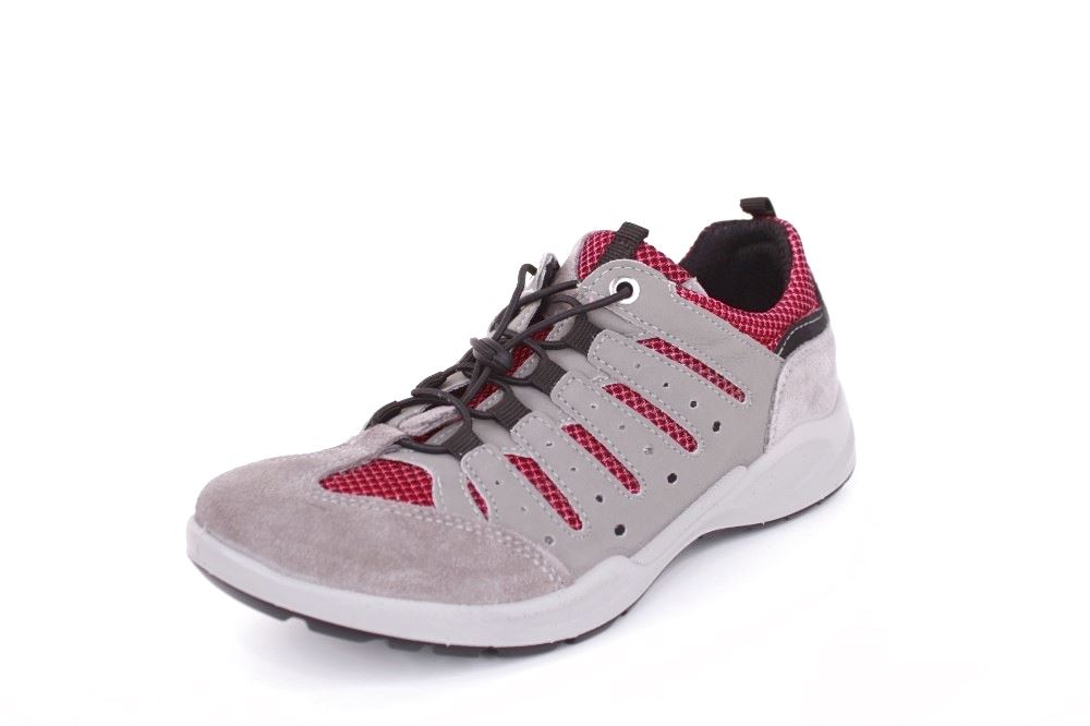 IMAC Damen Halbschuh Wanderschuh Schnellschnürung blau grau S12 156650 38 | grigio/fucsia | 