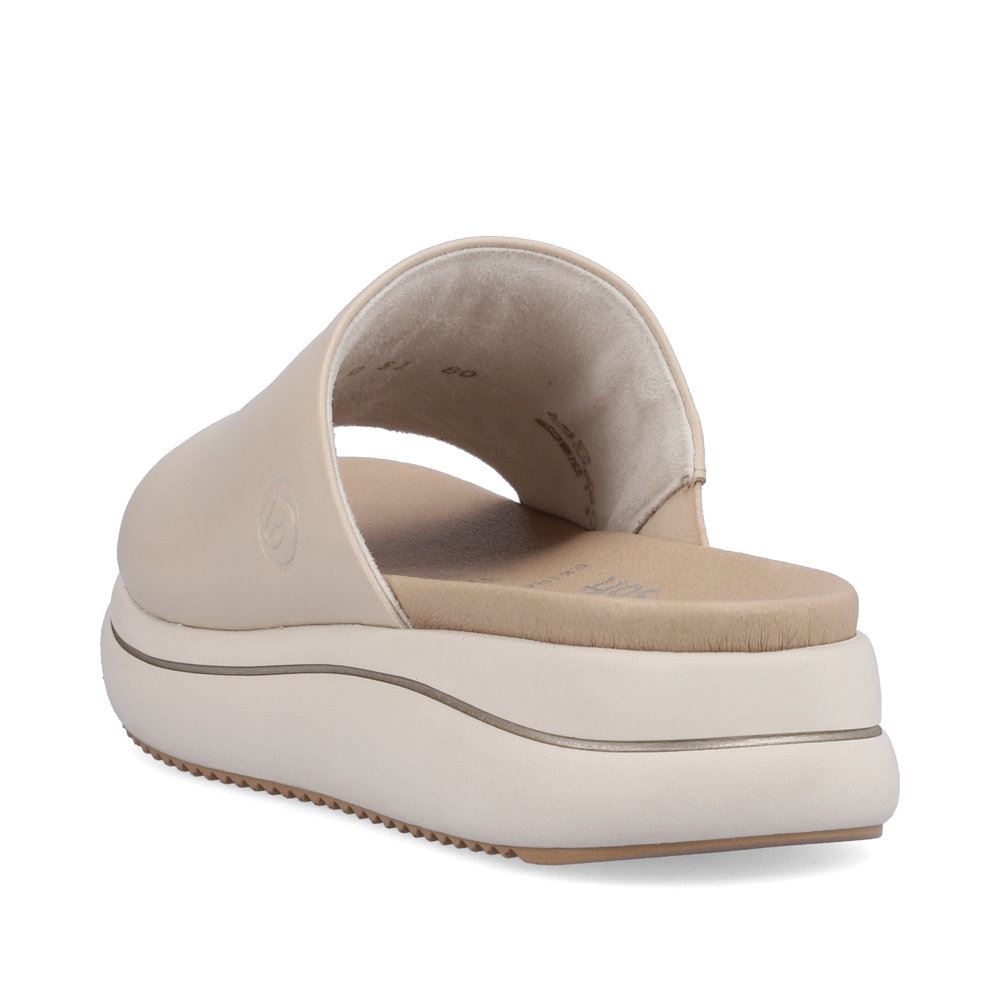 Remonte Damen Pantoletten cremebeige S13  D0L51-80 
