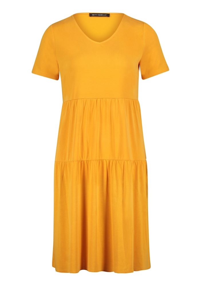 BETTY BARCLAY Stufenkleid A-Linie V-Ausschnitt 1/2 Arm 11901138 44 | 3207 Iceland Po | 