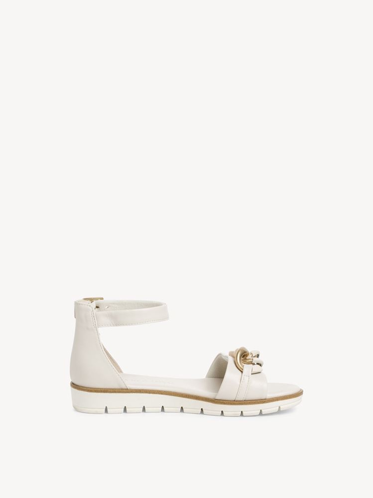 Marco Tozzi Sandale cream/gold S13  2-2-28610-20 