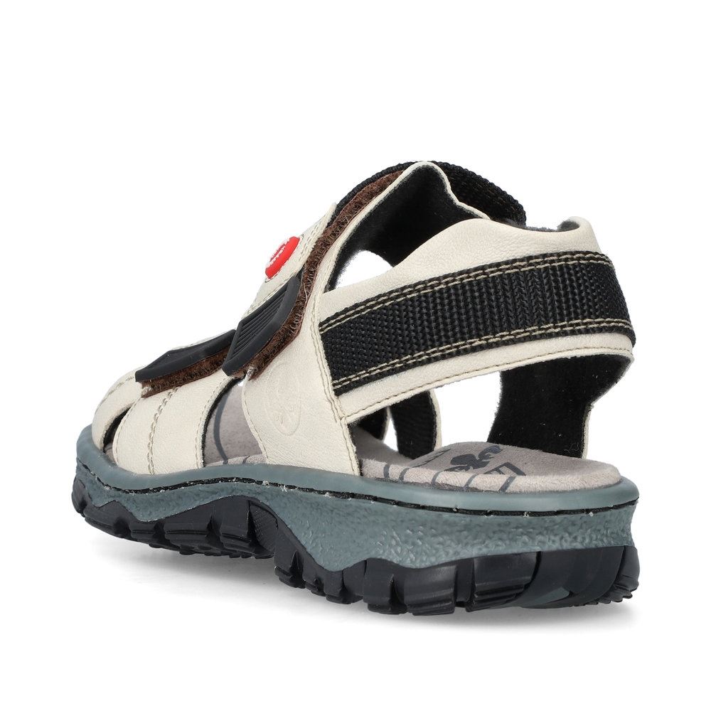 Rieker Damen Trekkingsandalen perlweiß S13  68851-80 