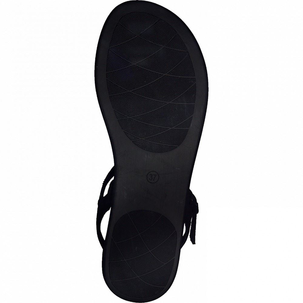 Marco Tozzi Sandale Zehentrenner schwarz 2-2-28409-26 39 | 098 BLACK COMB | 