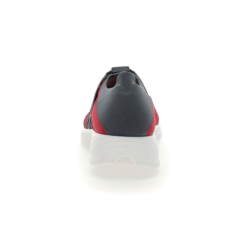 UYN 3D RIBS TUNE Damen Schuh Sneaker Merinowolle grün, rot S13  Y100052-93 