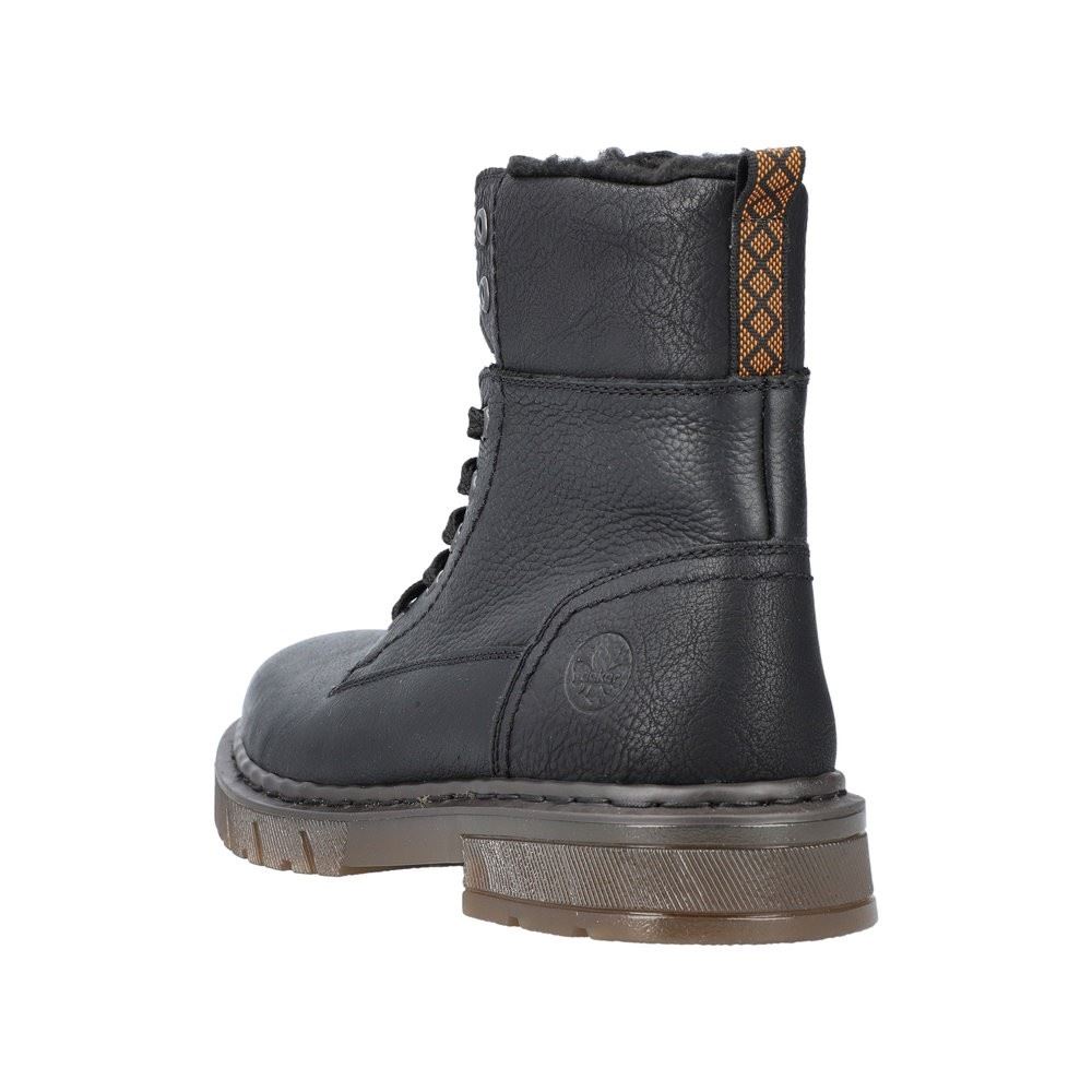 Rieker Antistress Herren Stiefel Schnürboots Leder schwarz S22 31602-00 
