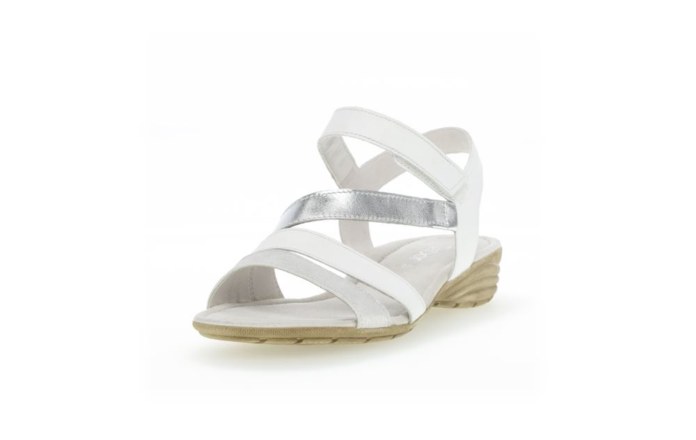 Gabor Sandale Riemchen weiß 24.551.61 4,5 | ice/weiss | 