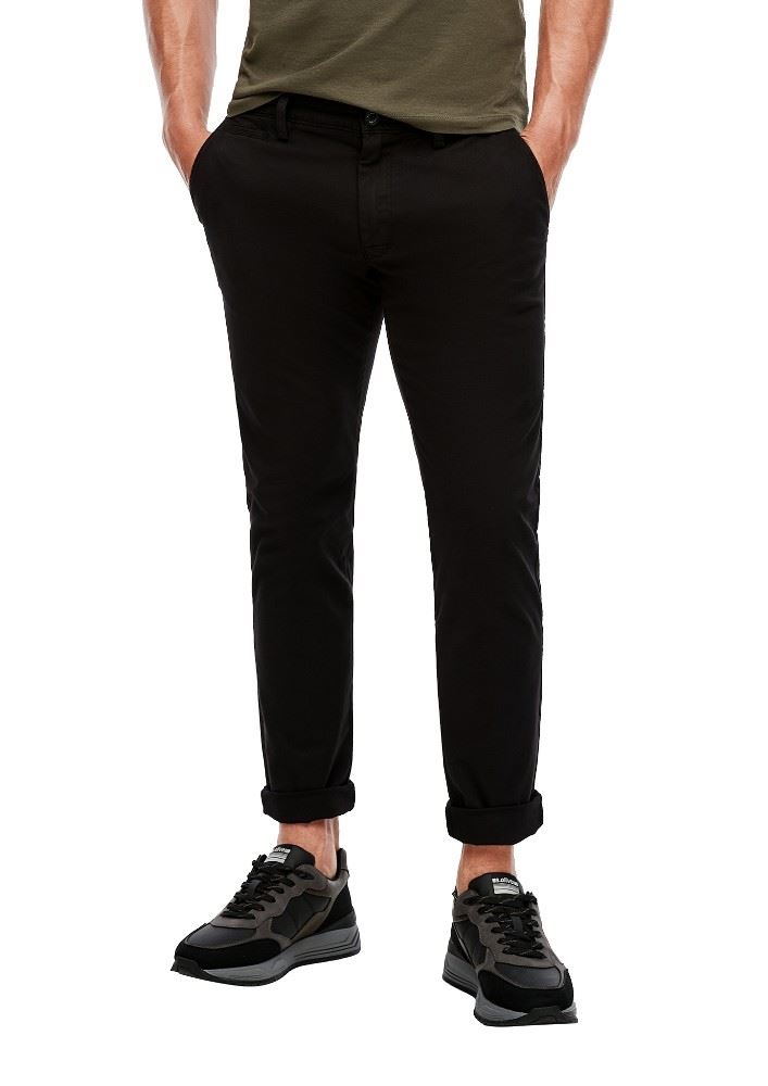 Slim Fit Chino aus Baumwoll Twill 2040457 W30 | 5978 dark blue | L34