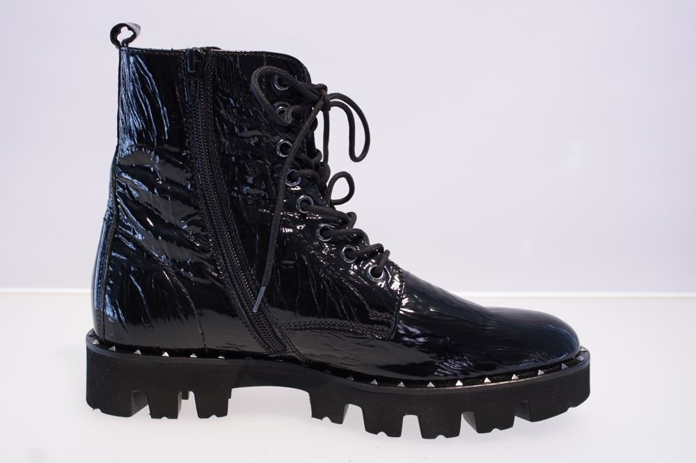 högl Stiefelette Lack schwarz 6-102614 7 | 0100 schwarz | 