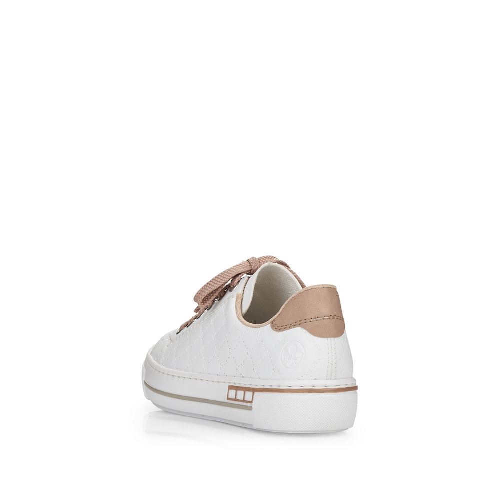 Rieker Antistress Damen Sneaker Schnürschuh Plateau- Sohle weiß S13 L88W2-80 
