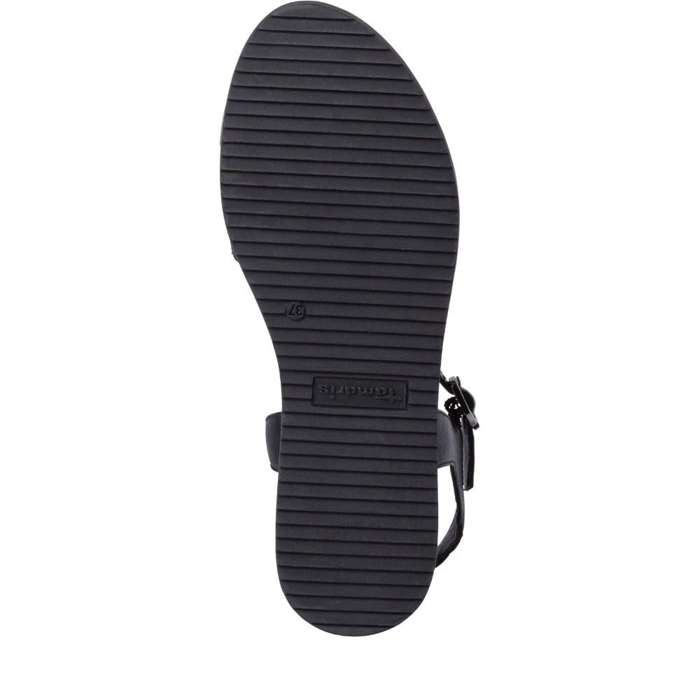 Tamaris Sandale Riemchensandale schwarz 1-1-28225-26 38 | 903 BLACK LEATH | 