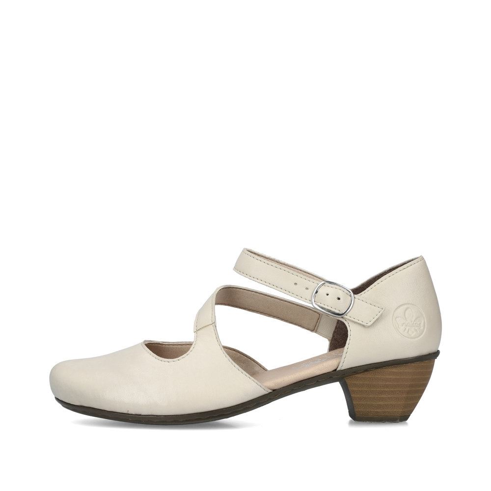 Rieker Damen Pumps cremeweiß S13  41780-80 
