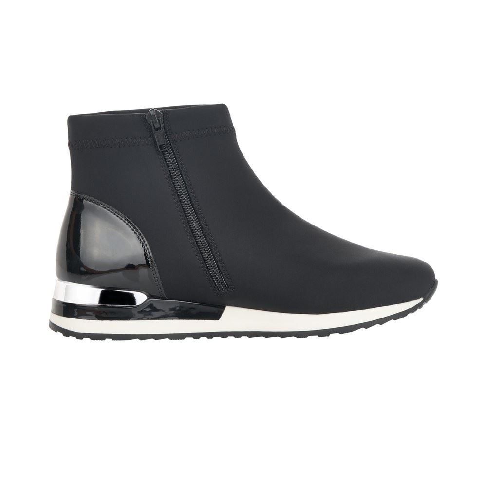 Remonte Schnürstiefel Tex - Membran schwarz Wechselfußbett Reißverschluss R2571-02 40 | nero/schwarz | F