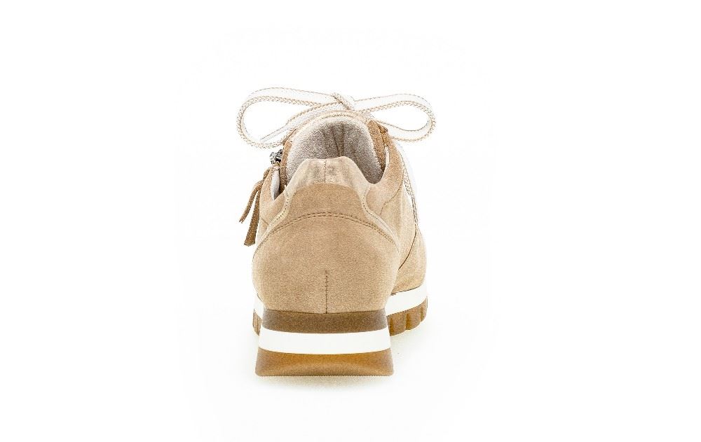Gabor Sneaker Schnürer Reißverschluss H - Weite sand  66.438.30 