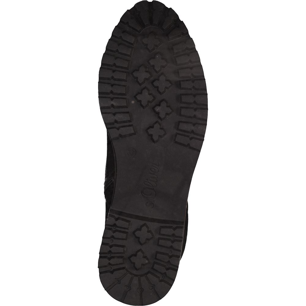 s.Oliver Schnürstiefelette Schnürboots schwarz  S22 5-5-25237-29 42 | 001 BLACK | 