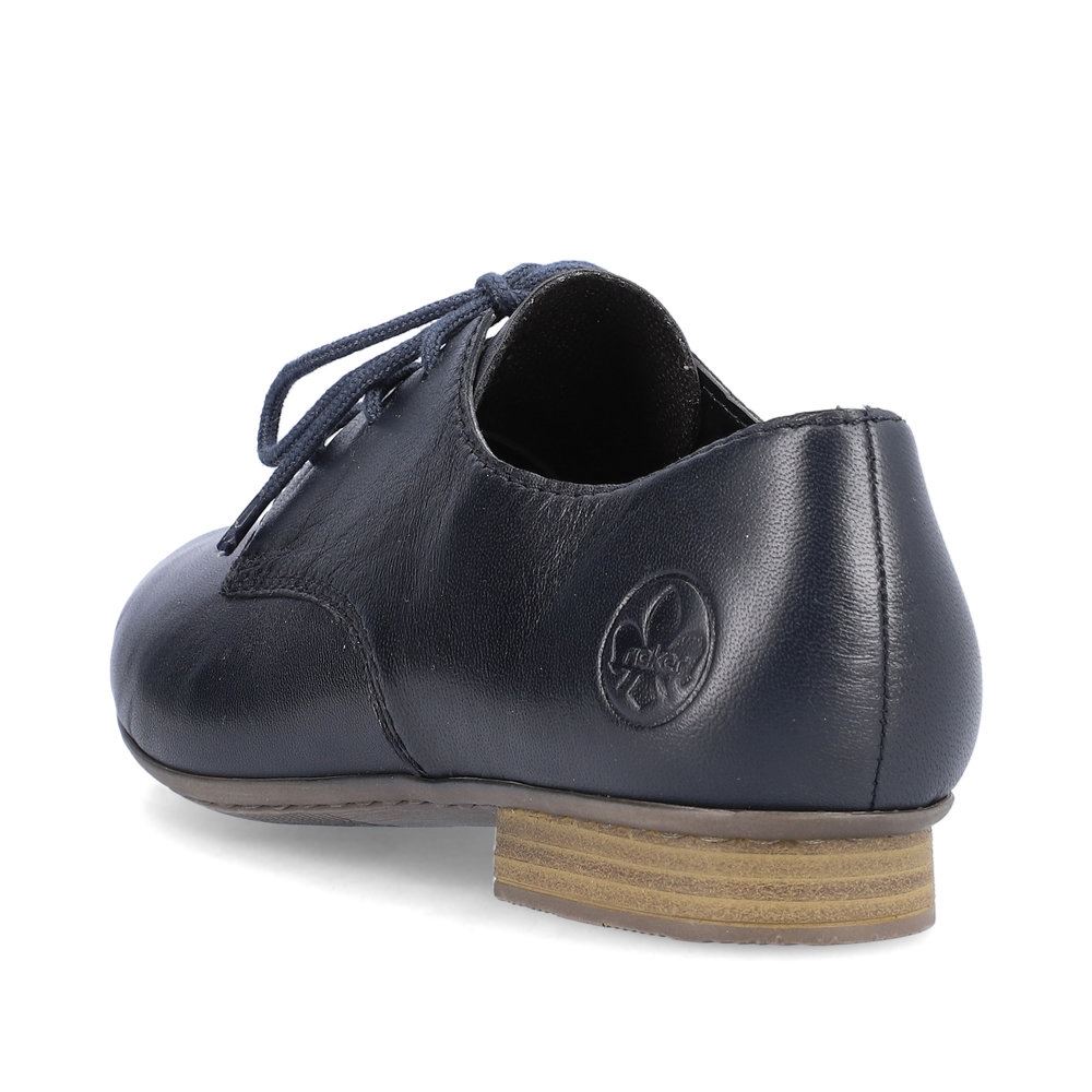 Rieker Antistress Damen Schnürschuh Leder klassisch blau S13 51900-14 