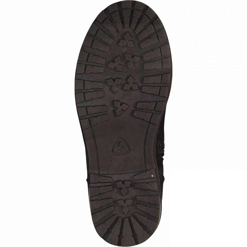 s. Oliver Kinder Stiefel Glitzerstrickbund TEX-Membran schwarz S21 5-5-46600-27 33 | 001 BLACK | 