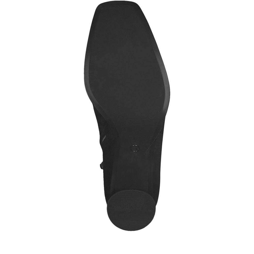 Tamaris Stiefelette Leder TOUCHit-Fußbett ANTISHOKK schwarz S22  1-1-25361-29 39 | 001 BLACK | 
