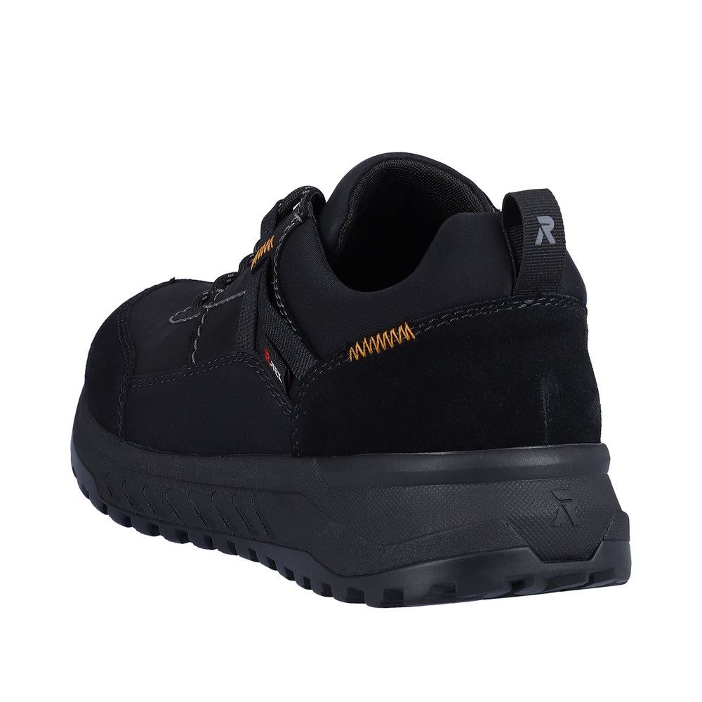 Rieker Evolution Herren Sneaker Rauleder TEX- Membran Wechselfußbett Komfortweite schwarz S23 U0100-00 